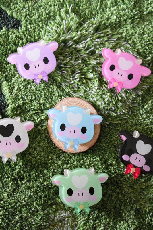Kawaii Kind Cows Phone Grip