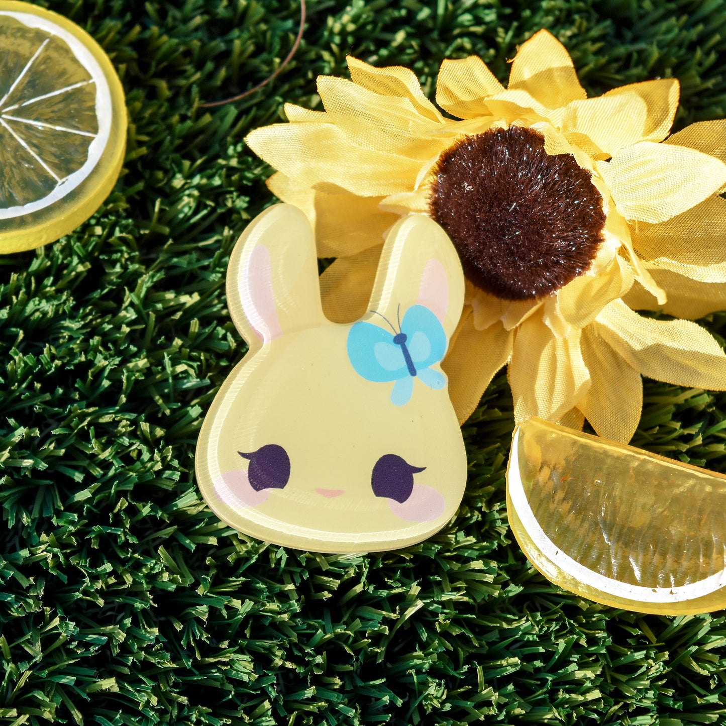 Kawaii Mari Bunny Butterfly Phone Grip