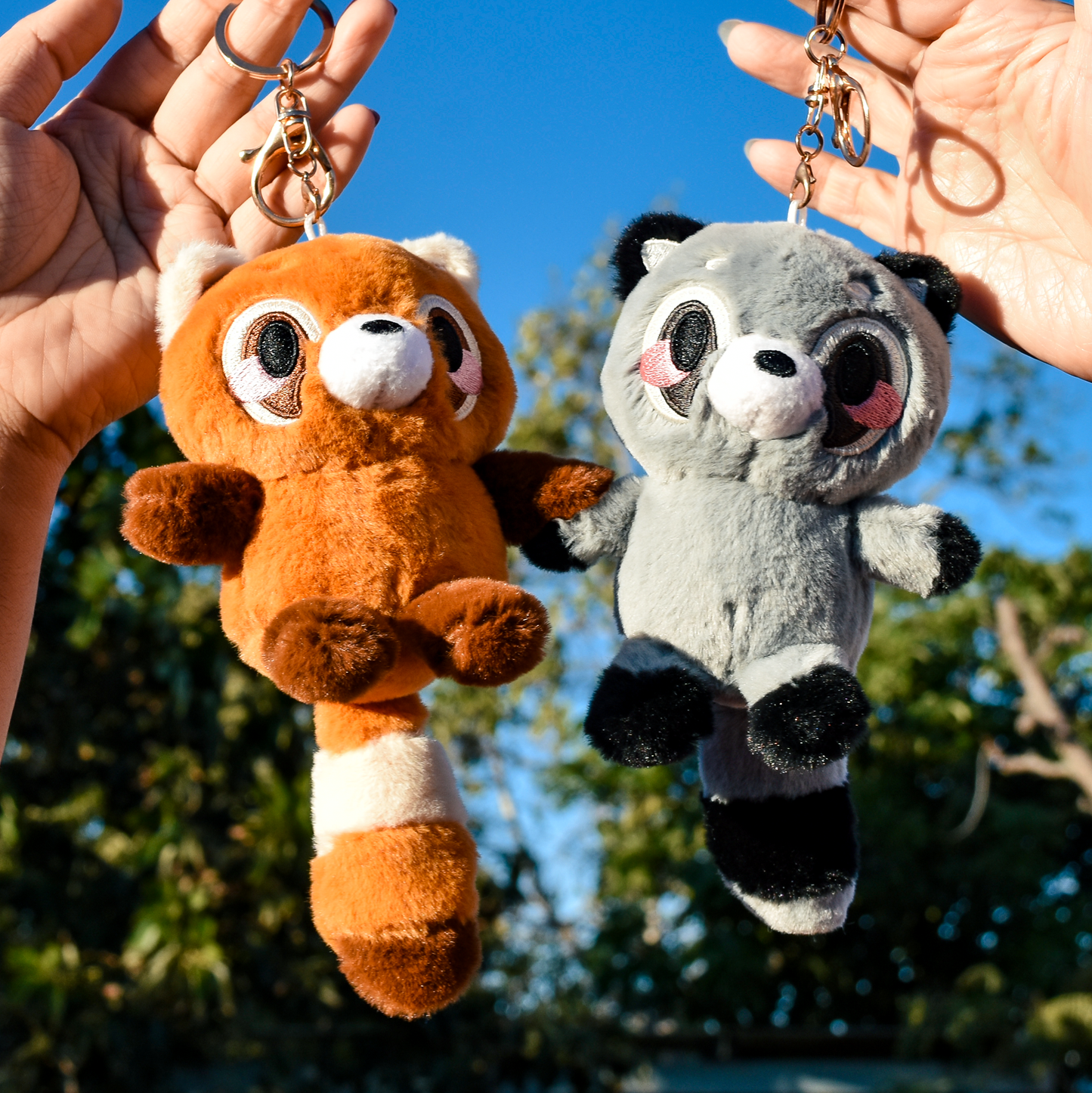 Biscuit & Bani Plush Keychain Set