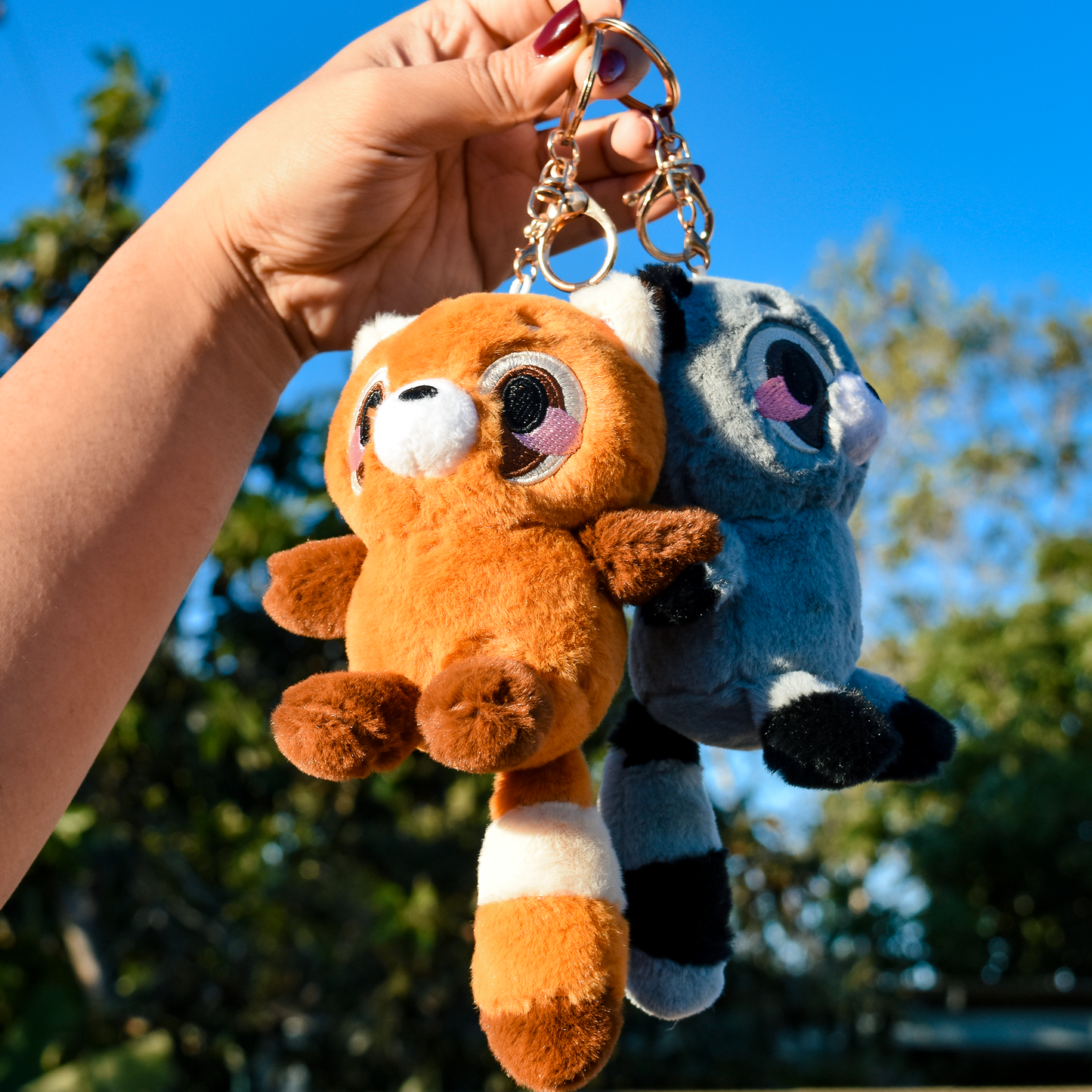 Biscuit & Bani Plush Keychain Set