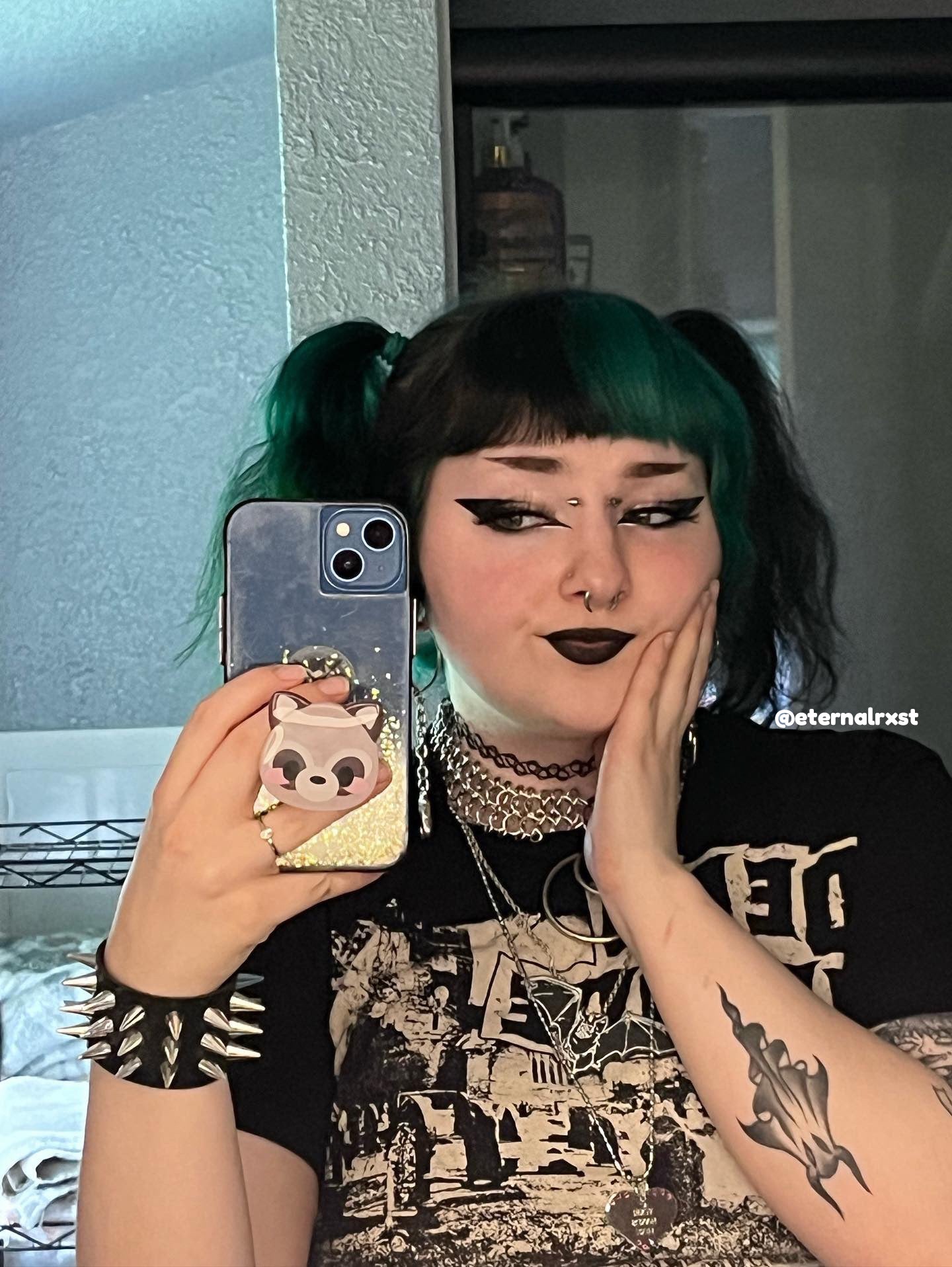 Kawaii Biscuit Trash Panda Raccoon Phone Grip
