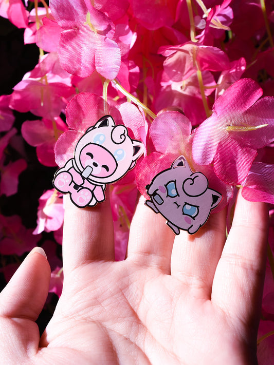 Bella & Jigglypuff Enamel Pins Set - May Pins