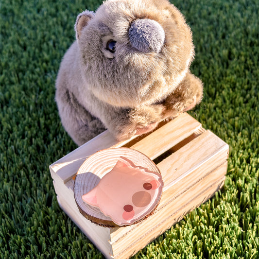 Kawaii Wombat Phone Grip